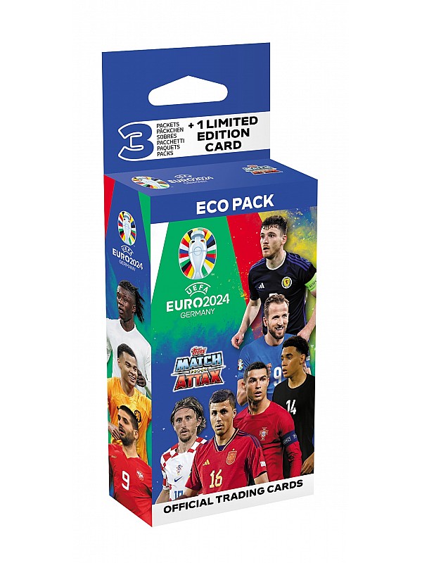 UEFA Euro 2024 Match Attax Cards Eco Pack