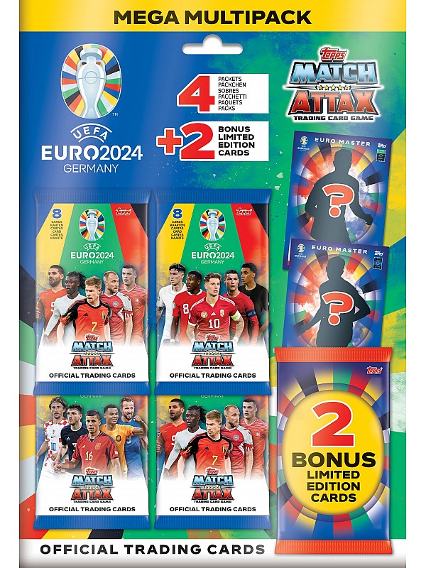 UEFA Euro 2024 Match Attax Cards Mega Multipack