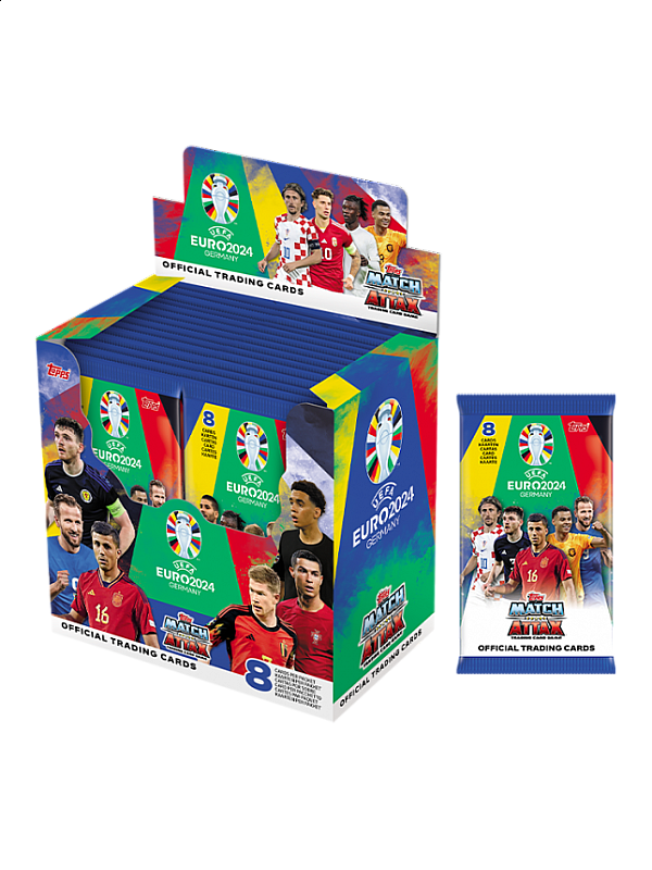 UEFA Euro 2024 Match Attax Cards Full Box