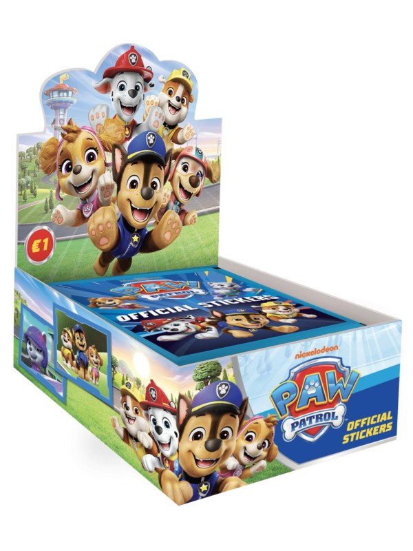Paw Patrol Stickers Display Box