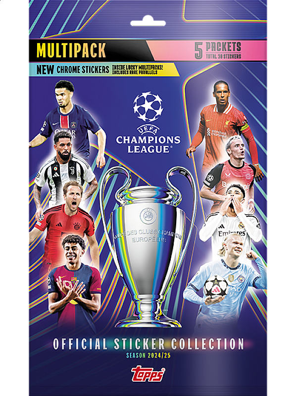 Topps UEFA Champions League Stickers 2024/25 Multipack Topps UEFA Champions League Stickers 2024/25 Multipack
