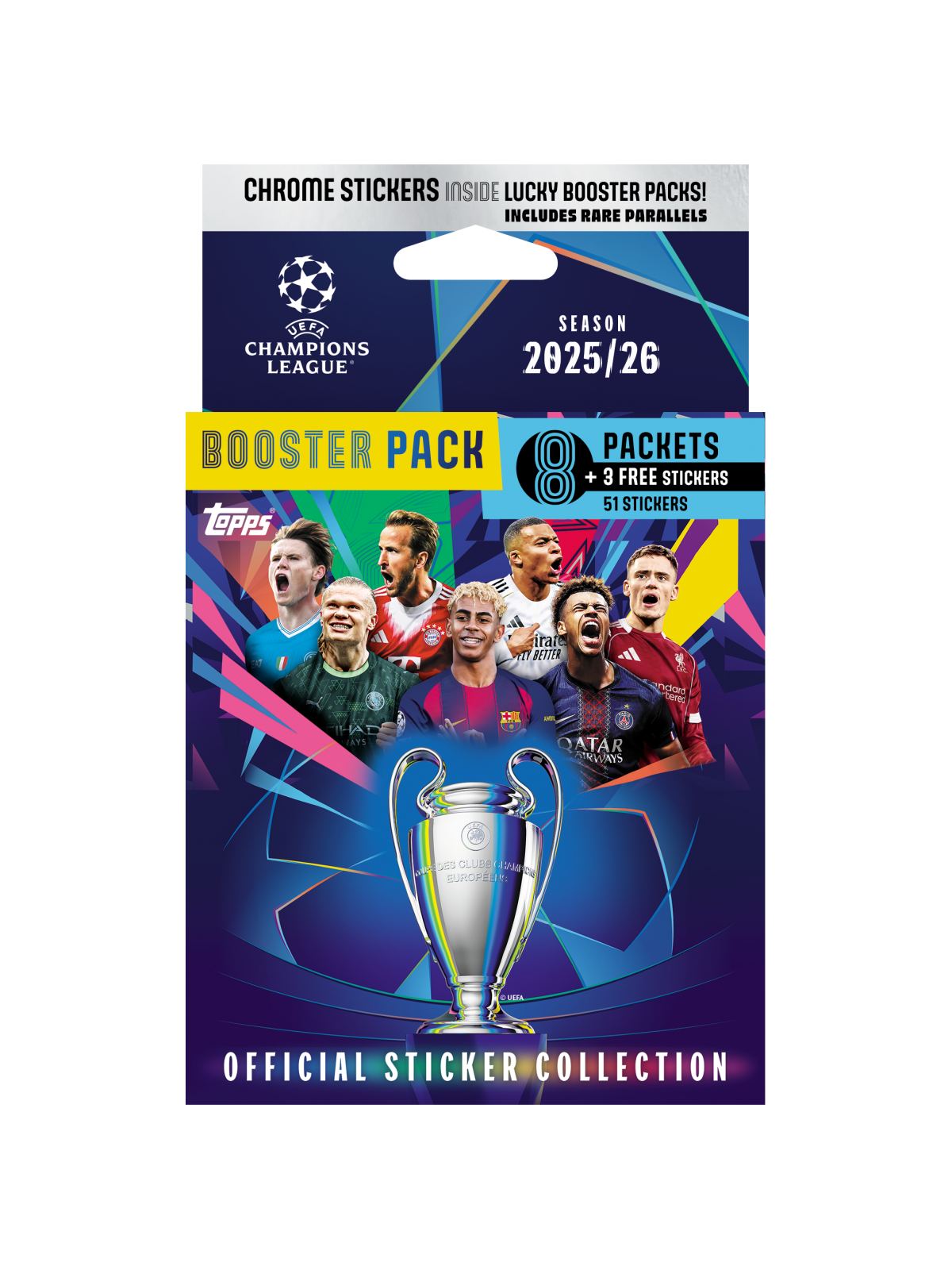 Topps UEFA Champions League Stickers 2025/26 Eco Pack