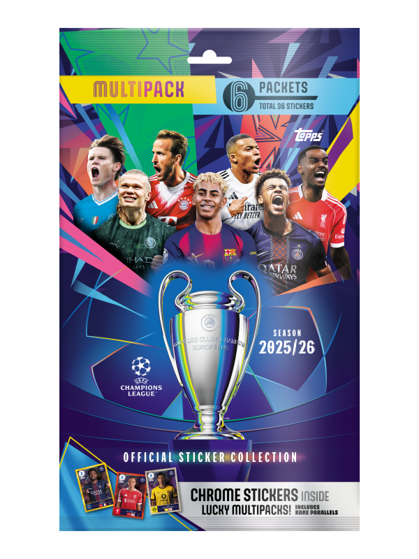 Topps UEFA Champions League Stickers 2025/26 Multipack