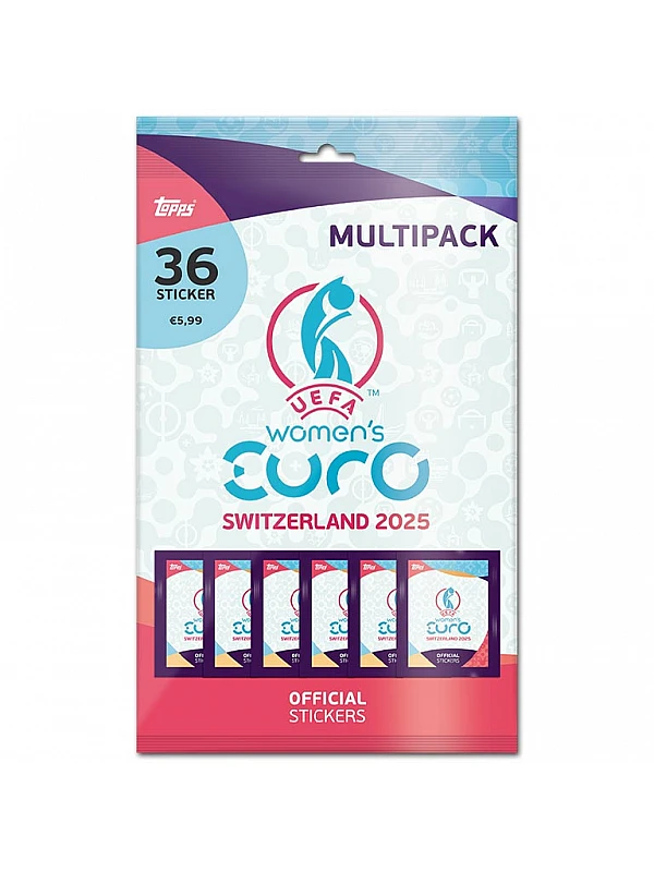 Topps UEFA Women's Euro 2025 Stickers Multipack