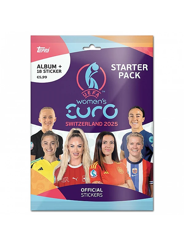 Topps UEFA Women's Euro 2025 Stickers Starter Pack